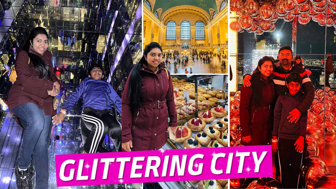 🏙️ கொஞ்ச நேரம் DREAM WORLD-க்கு போயிட்டு வந்துட்டோம் | New York City Night Walk | USA Tamil VLOG