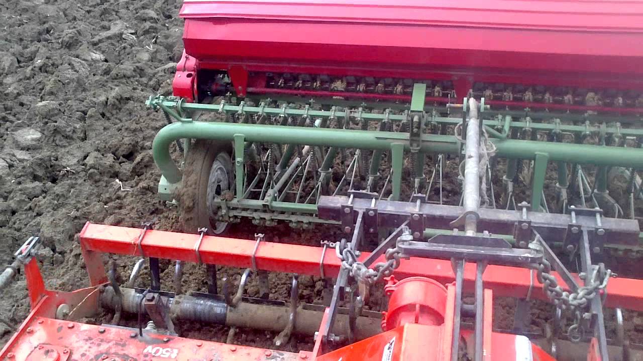 Semina frumento in combinata con Fiat 100/90