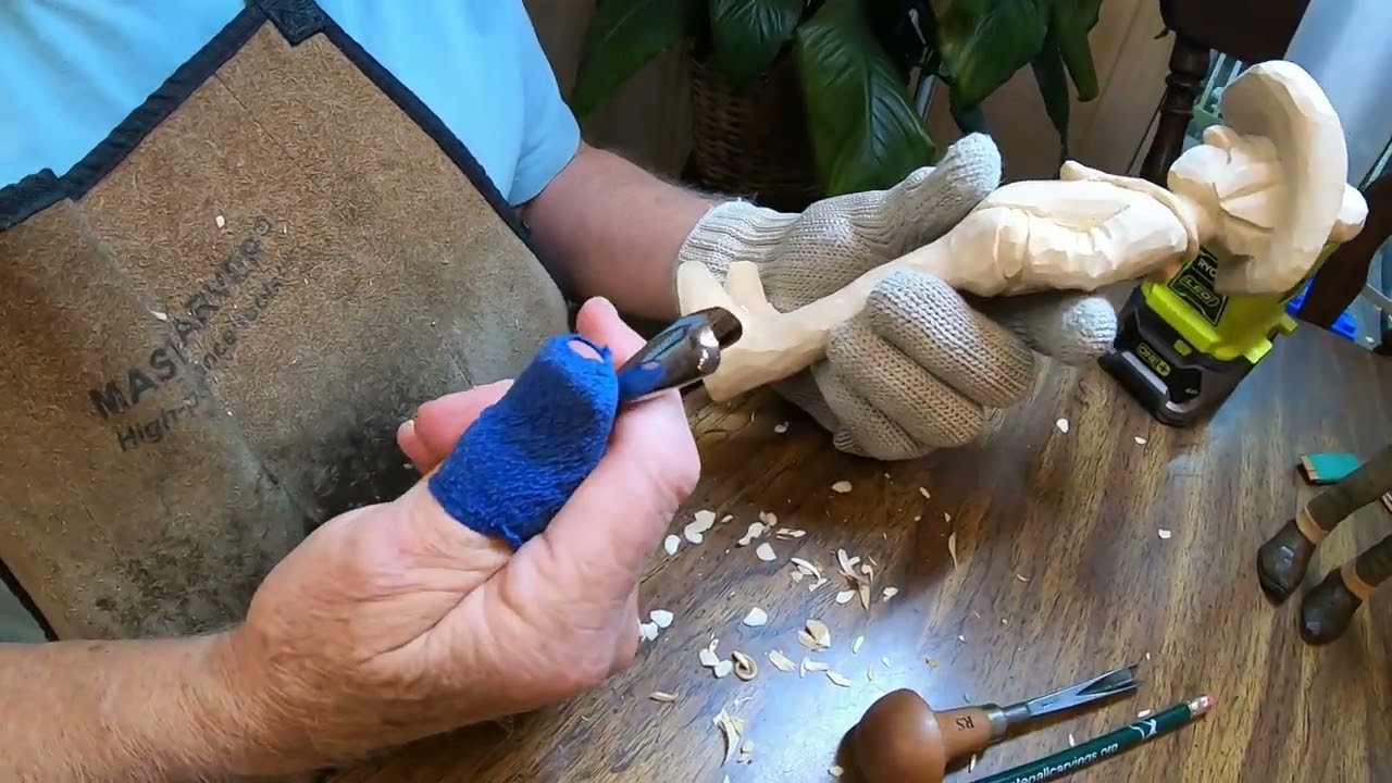Carving a Bandsaw Cowboy Part 5