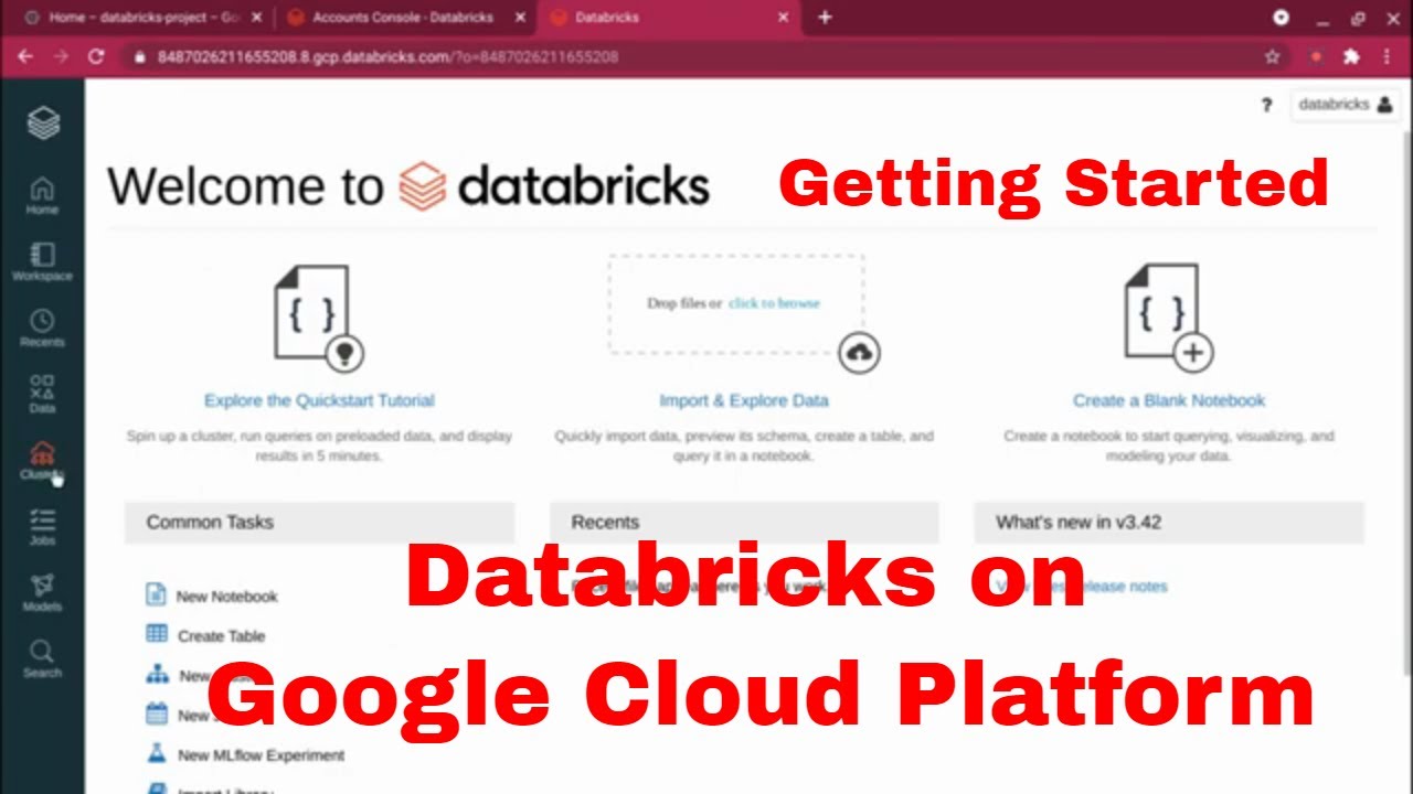 Начало работы с Databricks на Google Cloud Platform