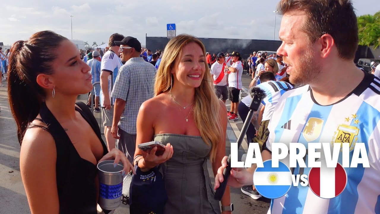 La Previa desde el Estadio ARGENTINA 🇦🇷 vs PERÚ 🇵🇪 | Copa América 2024