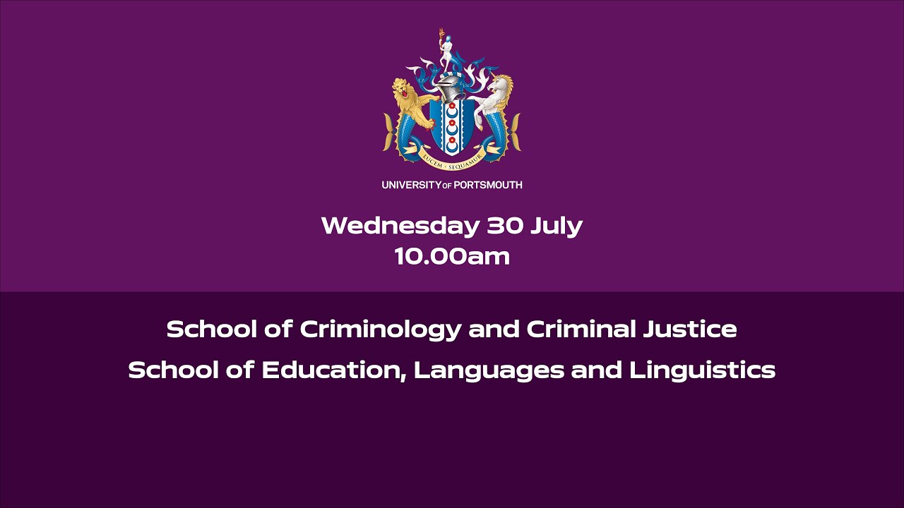 Graduation 2025 - Schools of Criminology and Criminal Justice & Education, Languages and Linguistics