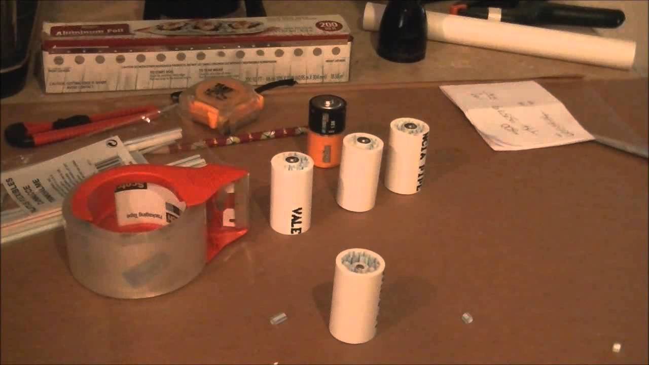 EASY DIY AA To D Cell Battery Spacers Battery Hack