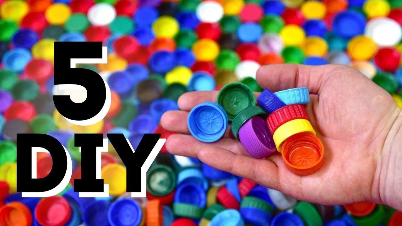 Upcycling Plastic Caps: Useful DIY Hacks