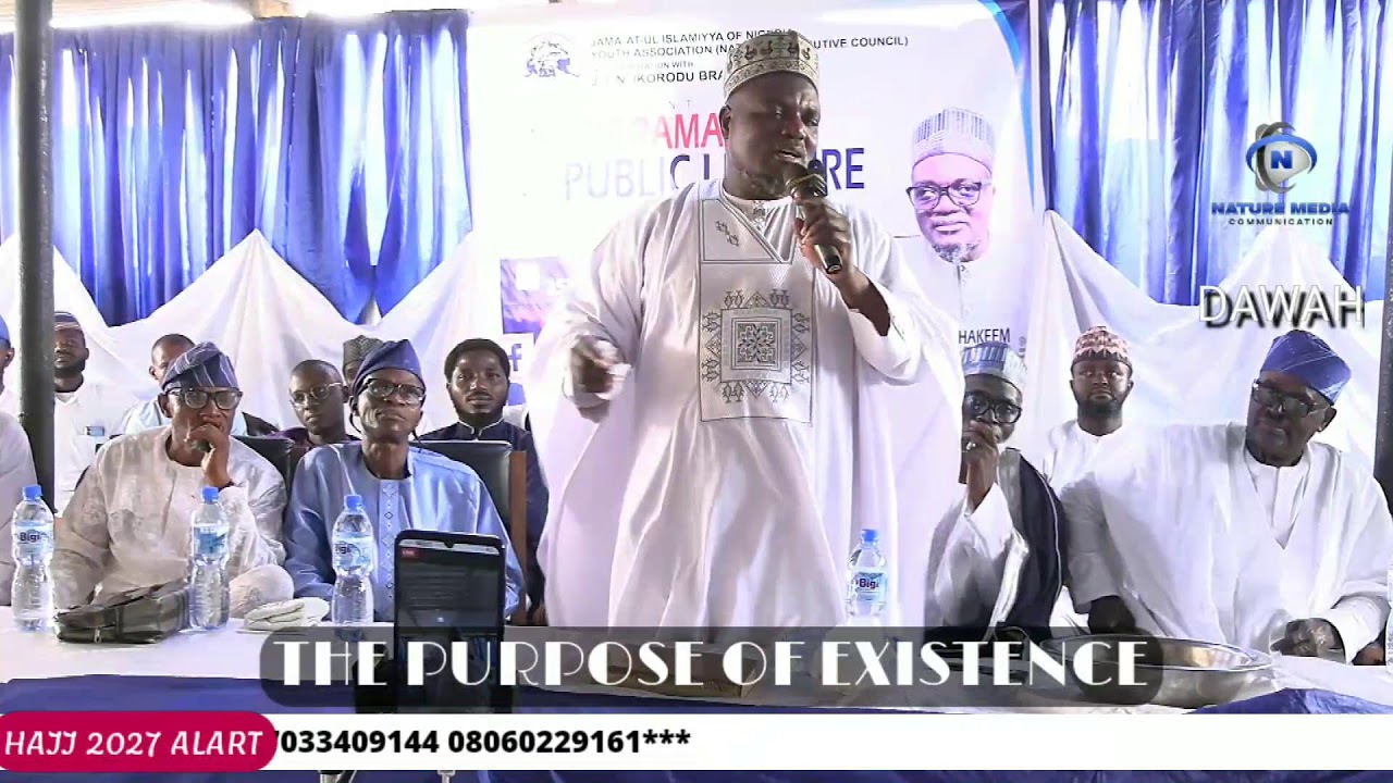 TOPIC:THE PURPOSE OF EXISTENCE: The Islamic Panacea of Humanity.