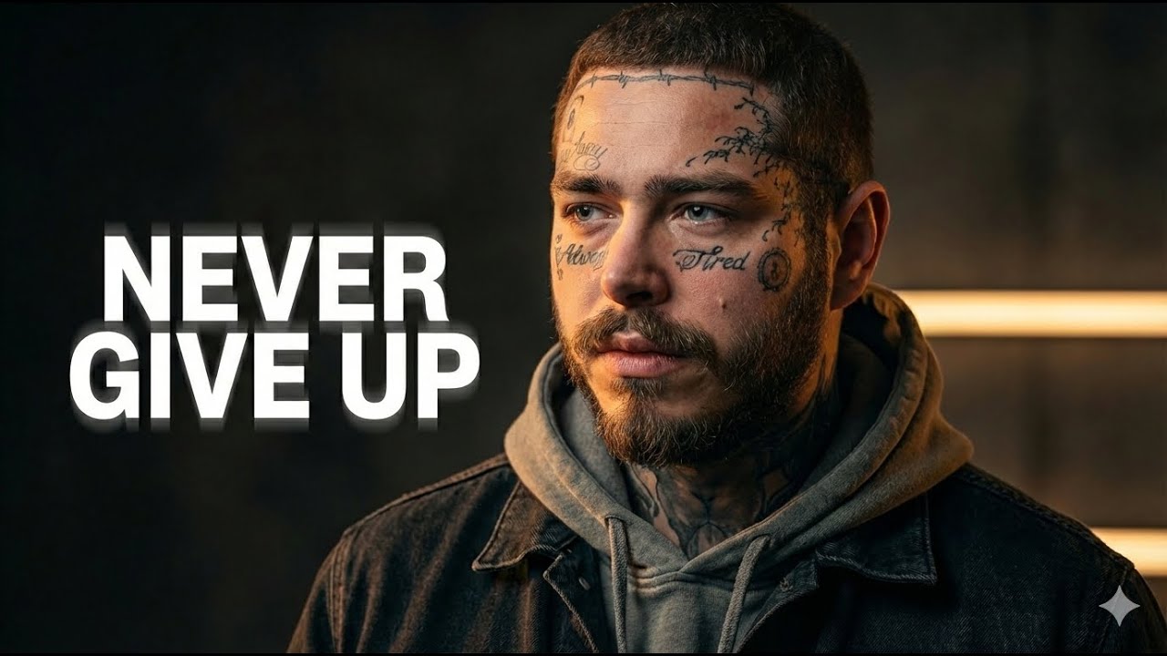 NEVER GIVE UP | Emotional Rap Pop | Post Malone Type Motivational Song
