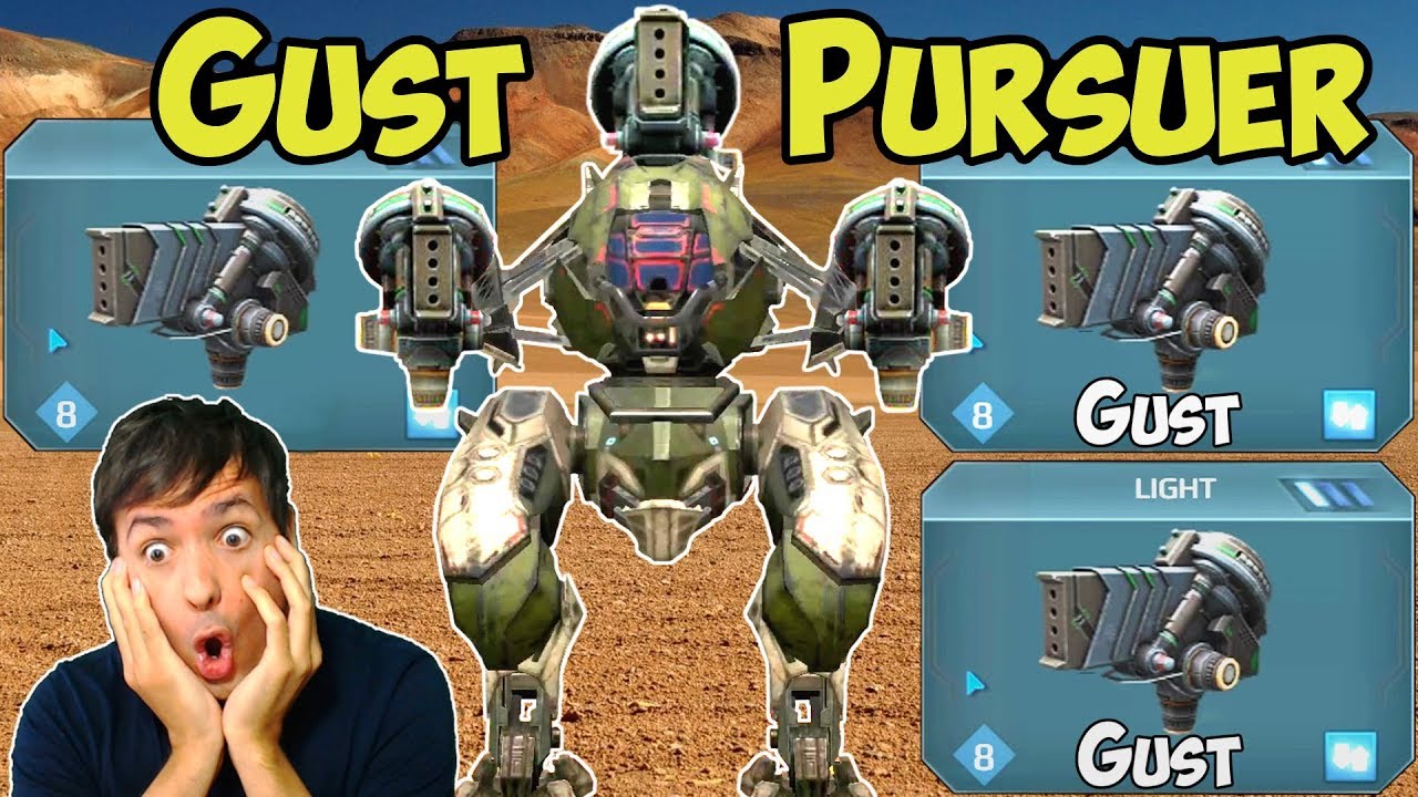 War Robots Gust Pursuer FUNNY Gameplay - Most Fun Bot Ever in WR