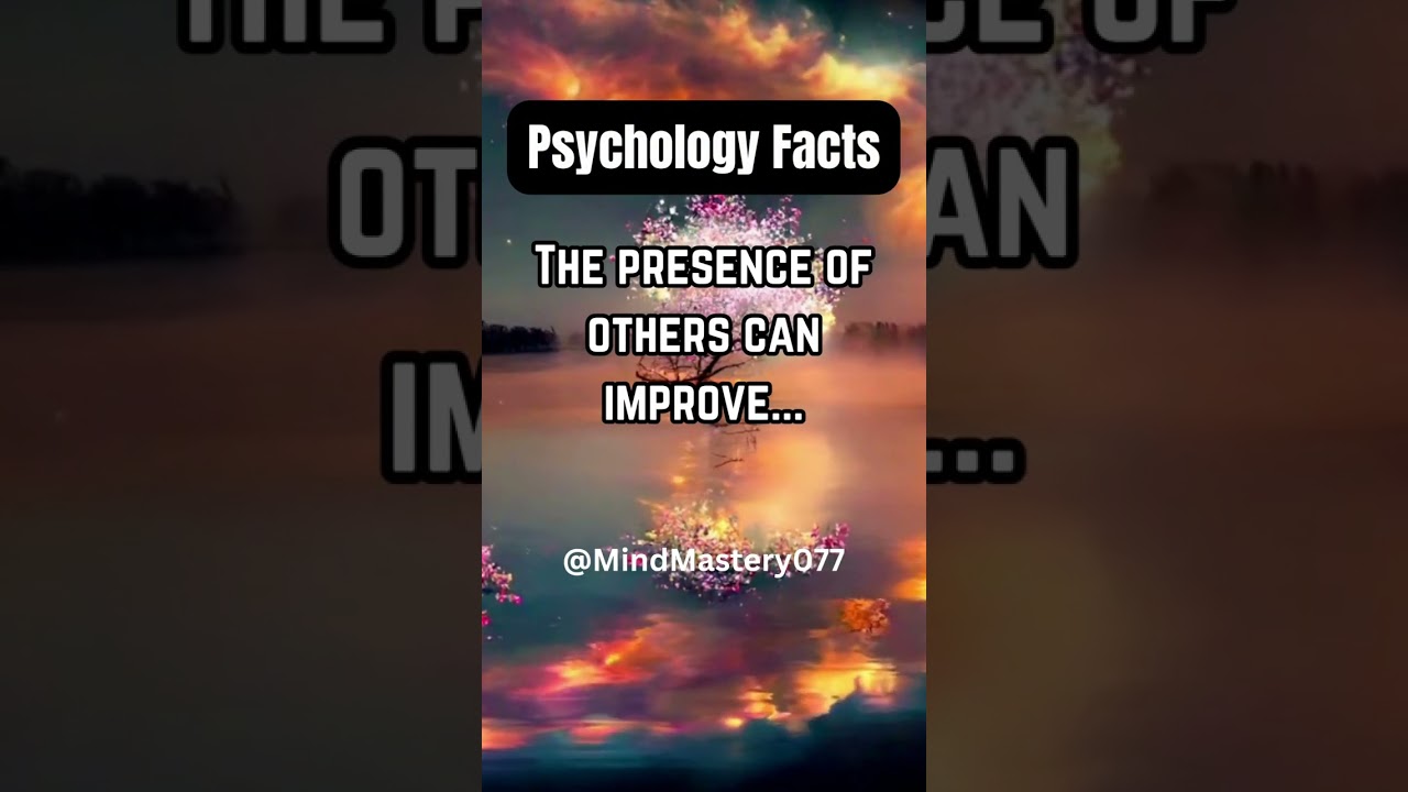 "The Impact of Others: How Presence Can Boost Our Performance" 