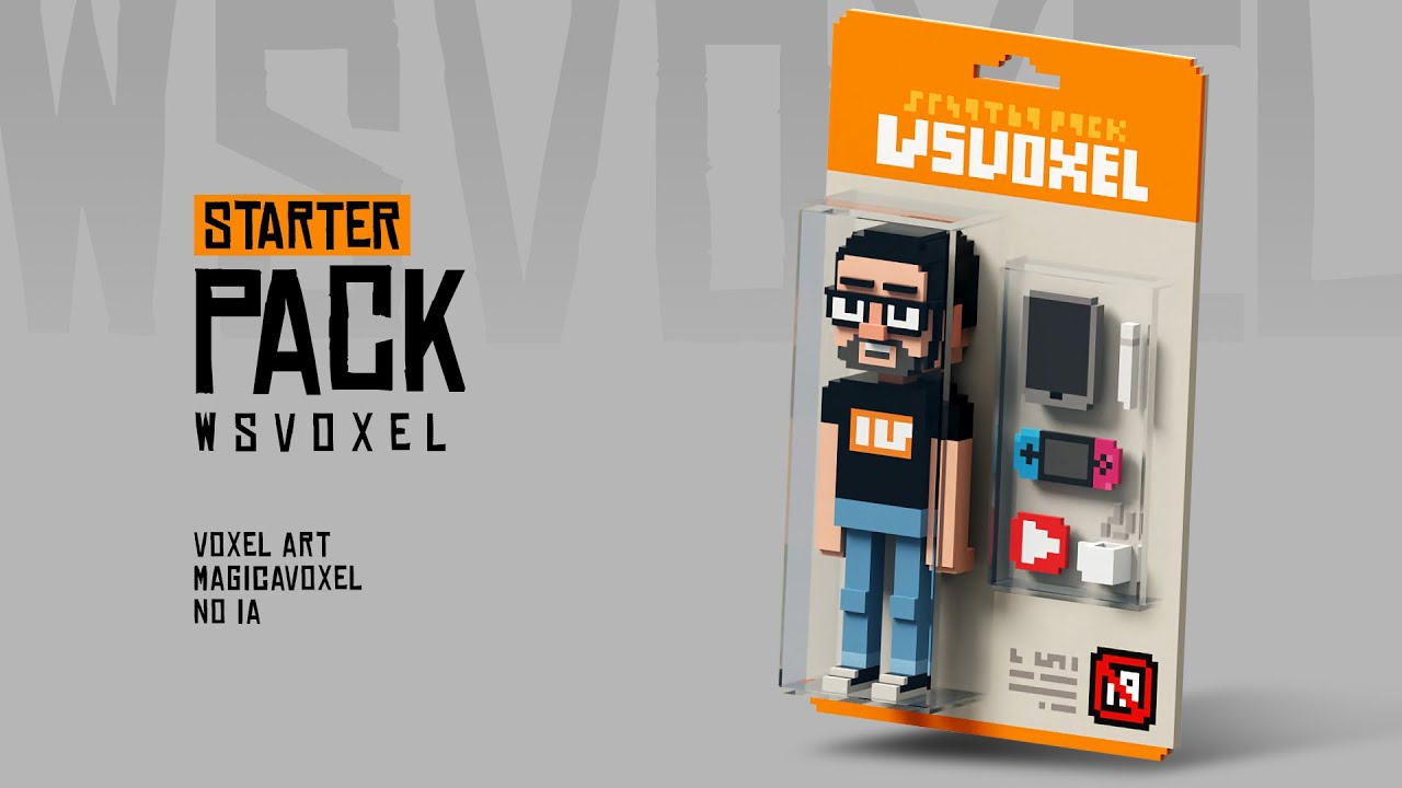 Starter Pack | No IA | Voxel Art