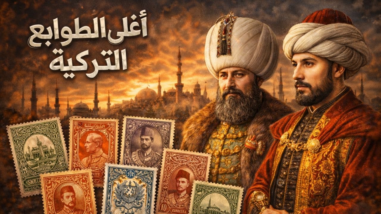 أغلى الطوابع التركية العثمانية القديمة والنادرة | بعضها يجعلك ثرياً | Turkish stamps