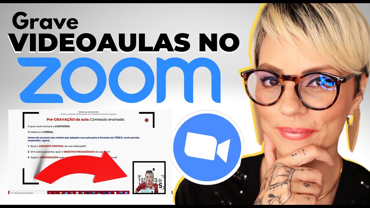 Jeito fácil de gravar videoaulas pelo ZOOM