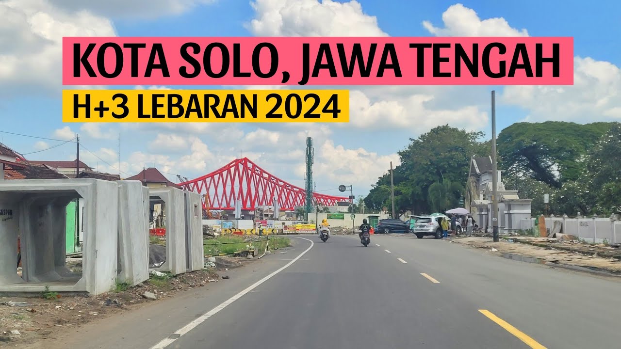 Keliling Jalanan Kota Solo || H+3 Lebaran 2024