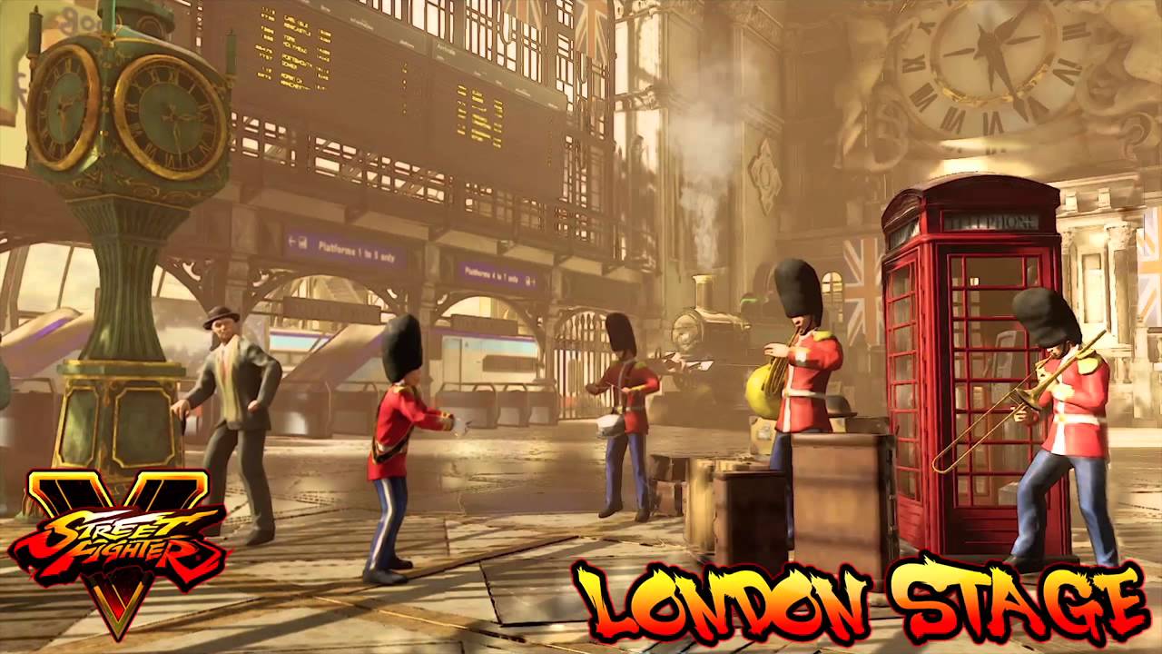 Street Fighter V / 5 LONDON STAGE Theme [All Parts Mix]