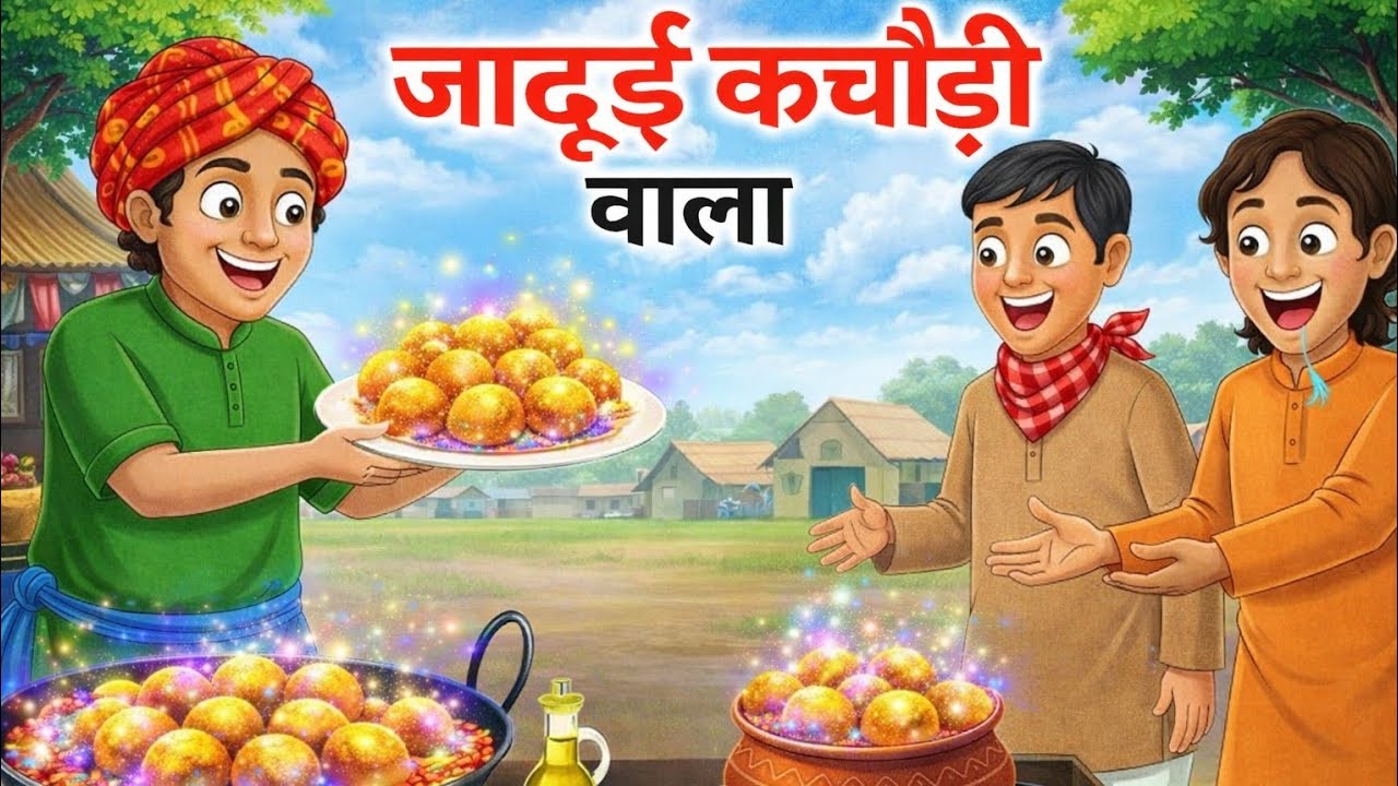 जादुई कचोरी वाला | Jadui Kachori Wala | लालची सेठ और ईमानदार चाचा | Hindi Kahaniya