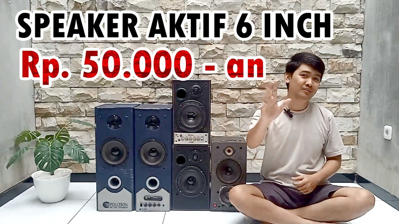 Berburu Speaker Aktif Murah - Borongan Salon Aktif 6 inch Matot Harga untuk Sound System Ruangan