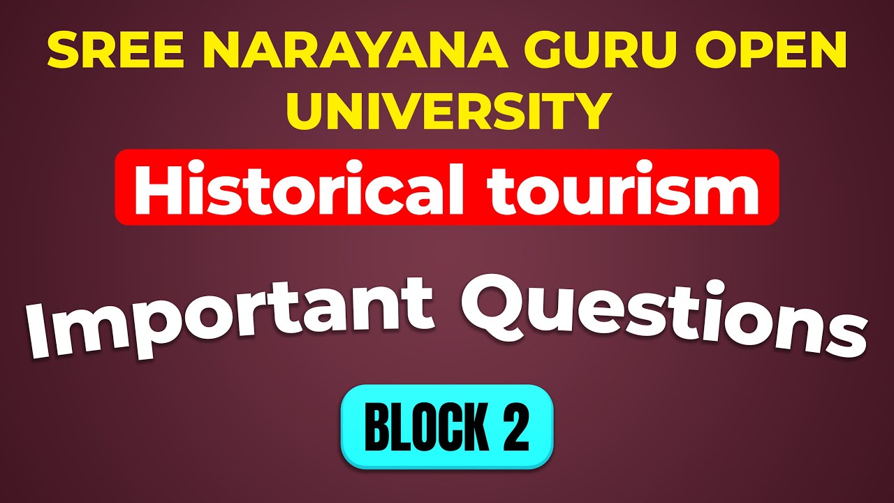 Sgou -Historical tourism/block 2/important objective questions