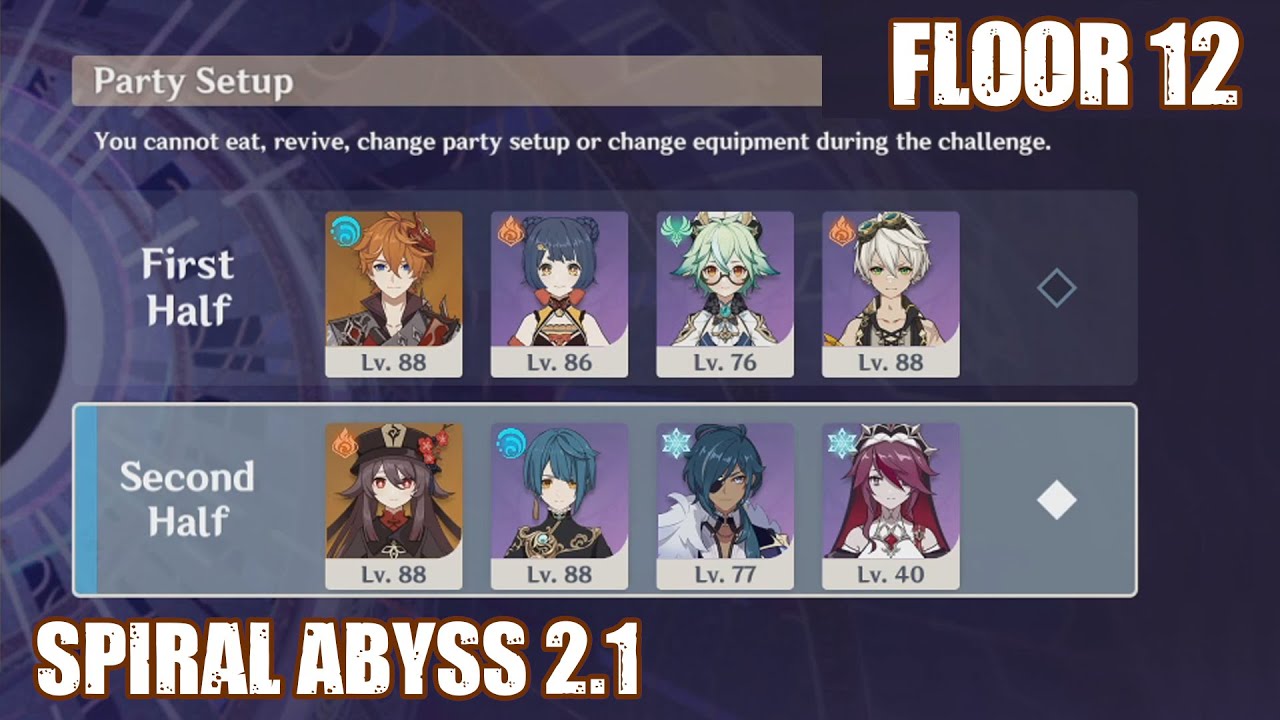 Childe National F2P & Hutao Vaporize Melt team - Spiral Abyss Floor 12