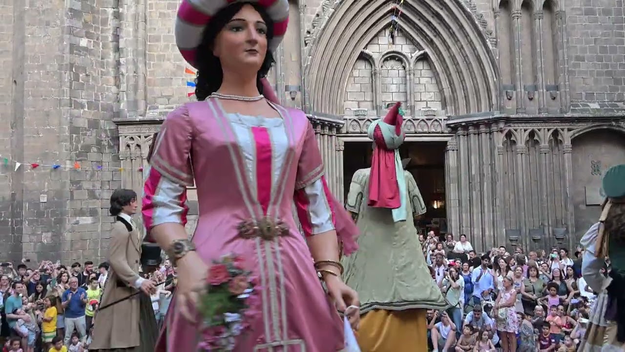 Gegants del Pi de Barcelona a les Quinquennals dels Gegants del Pi 2025 - Trobada de Centenaris