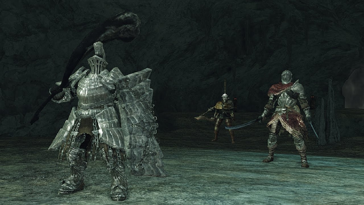 Dark Souls 2: Afflicted Graverobber, Varg, Cerah Boss Fight (4K 60fps)