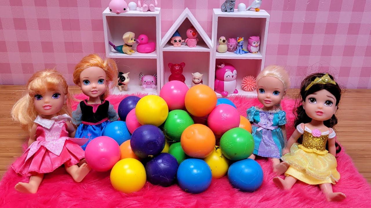 Playdate at Aurora's house ! Elsa & Anna toddlers