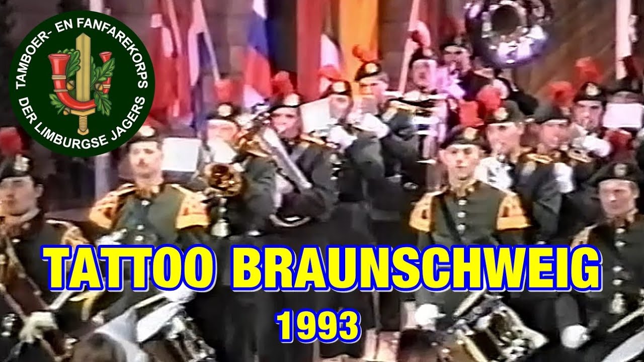 Fanfarekorps Limburgse Jagers - Taptoe Braunschweig (27-2-1993)