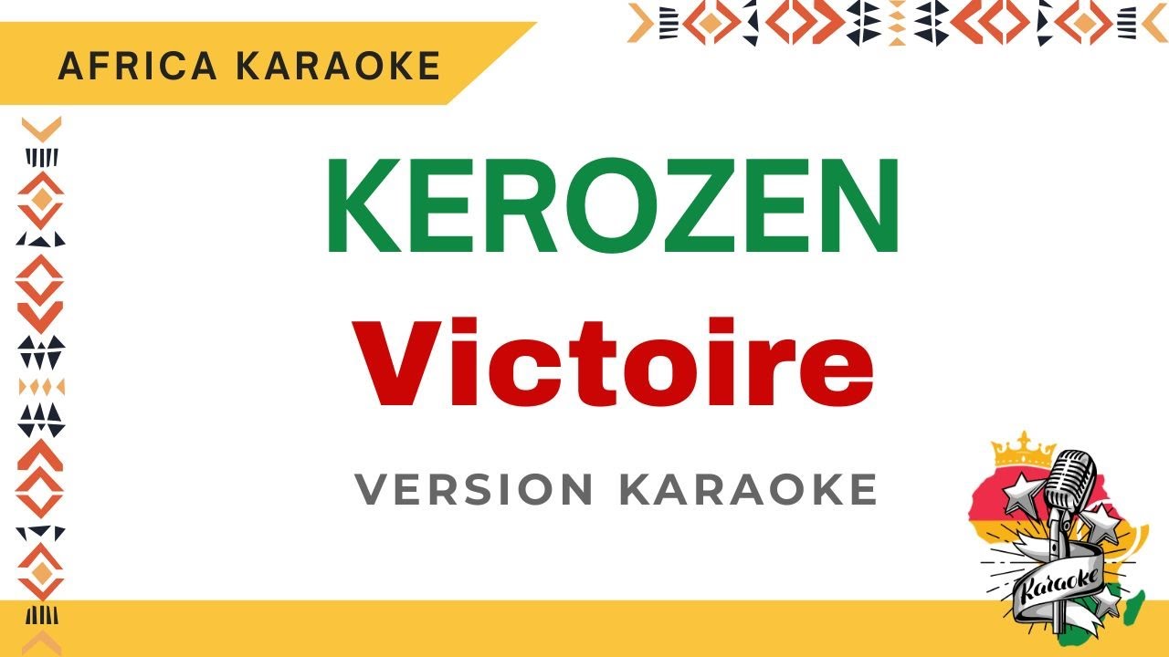 Kerozen - Victoire | Karaoke ( Instrumental + Lyrics)