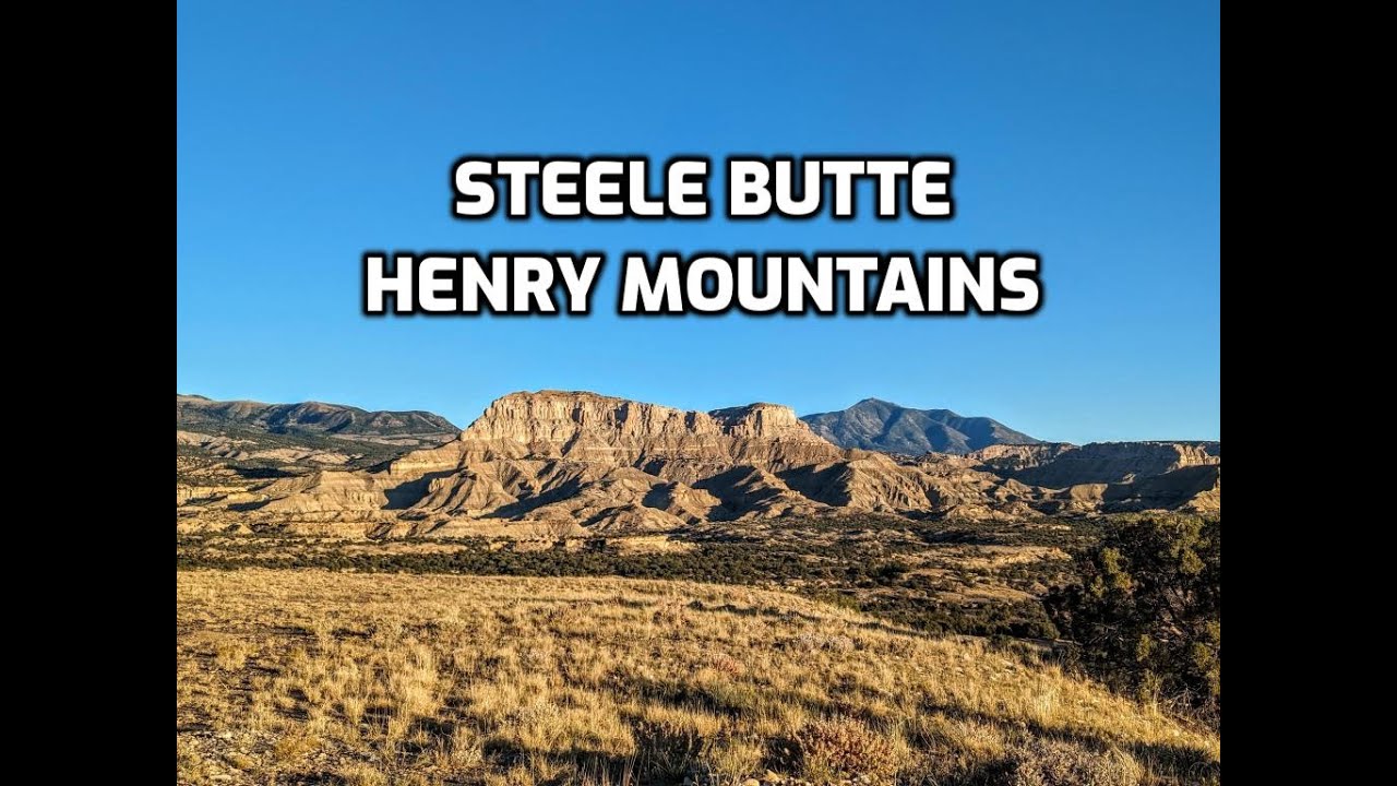 Steele Butte  in the Henry Mountains Utah