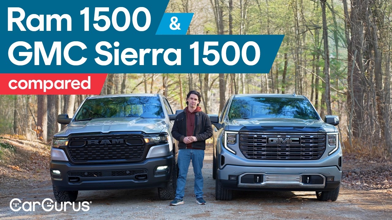 GMC и Ram — сравнение моделей 1500 | 2026 GMC Sierra 1500 против 2026 Ram 1500