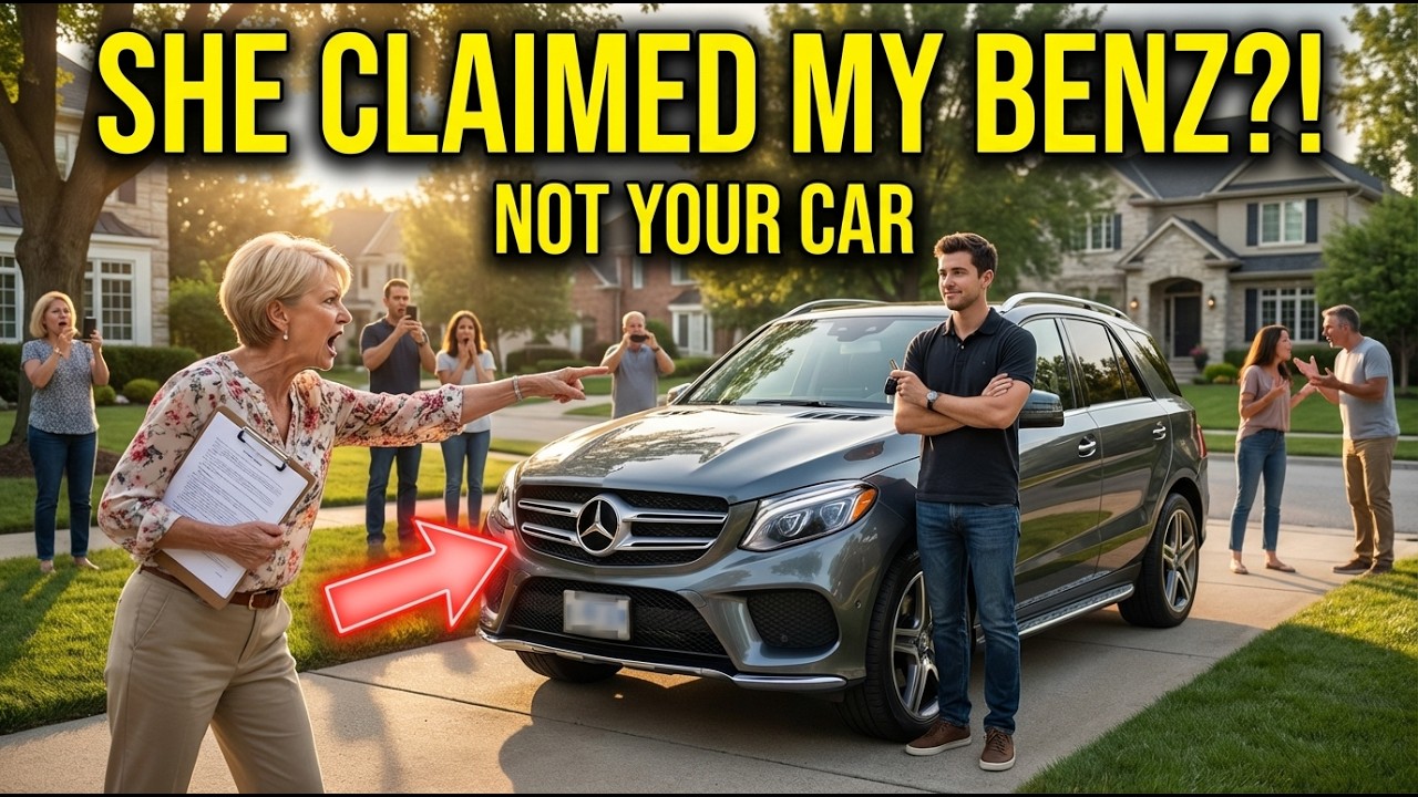 “HOA Karen Tried to Claim My Mercedes-Benz — Neighborhood Chaos. HOA trending video,