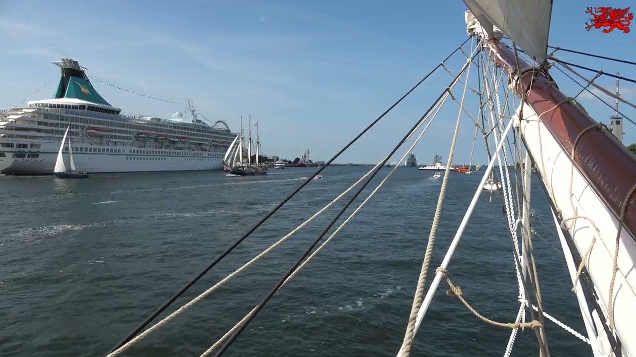 09.08.2025 Rostock, die 34. Hanse Sail mit der „Morgenster“, einer Zweimastbrigg