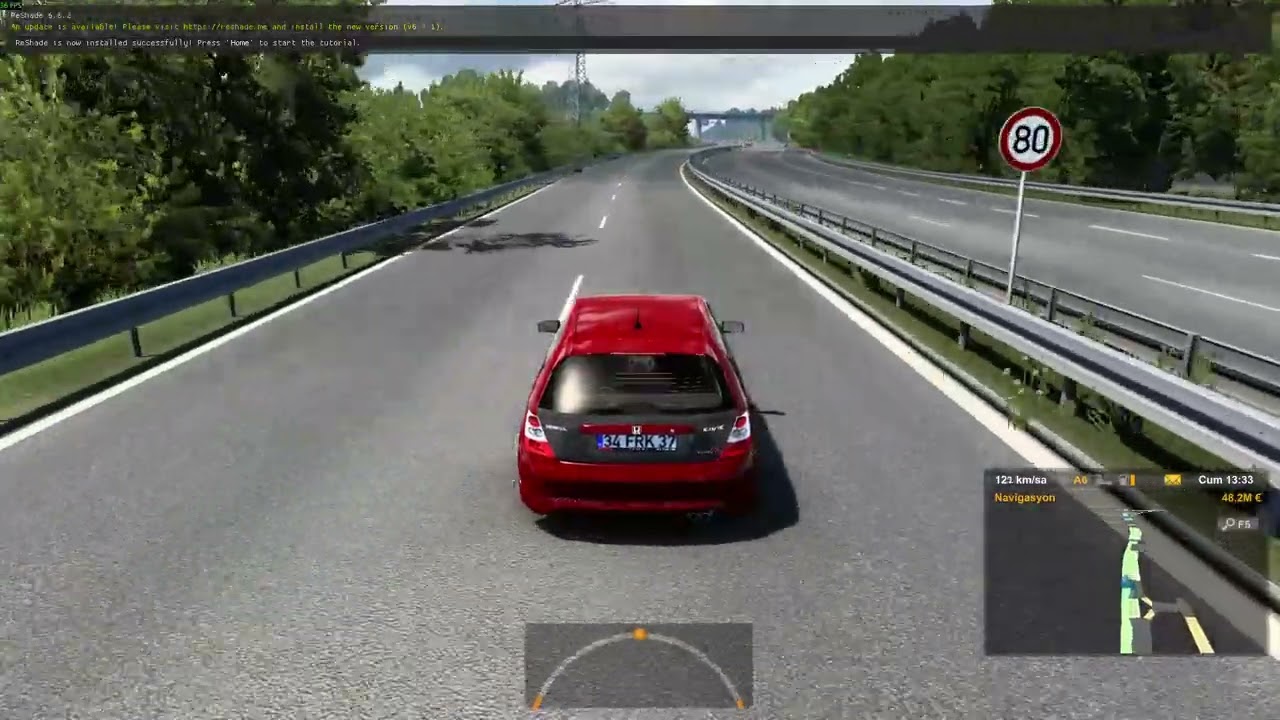 Euro Truck Simulator 2 Honda Civic Ep3 Type R mod