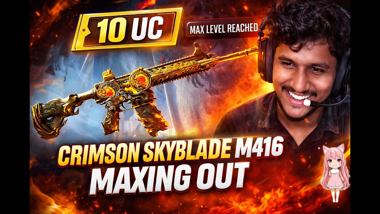 10 UC CRIMSON SKYBLADE M416 MAXING OUT