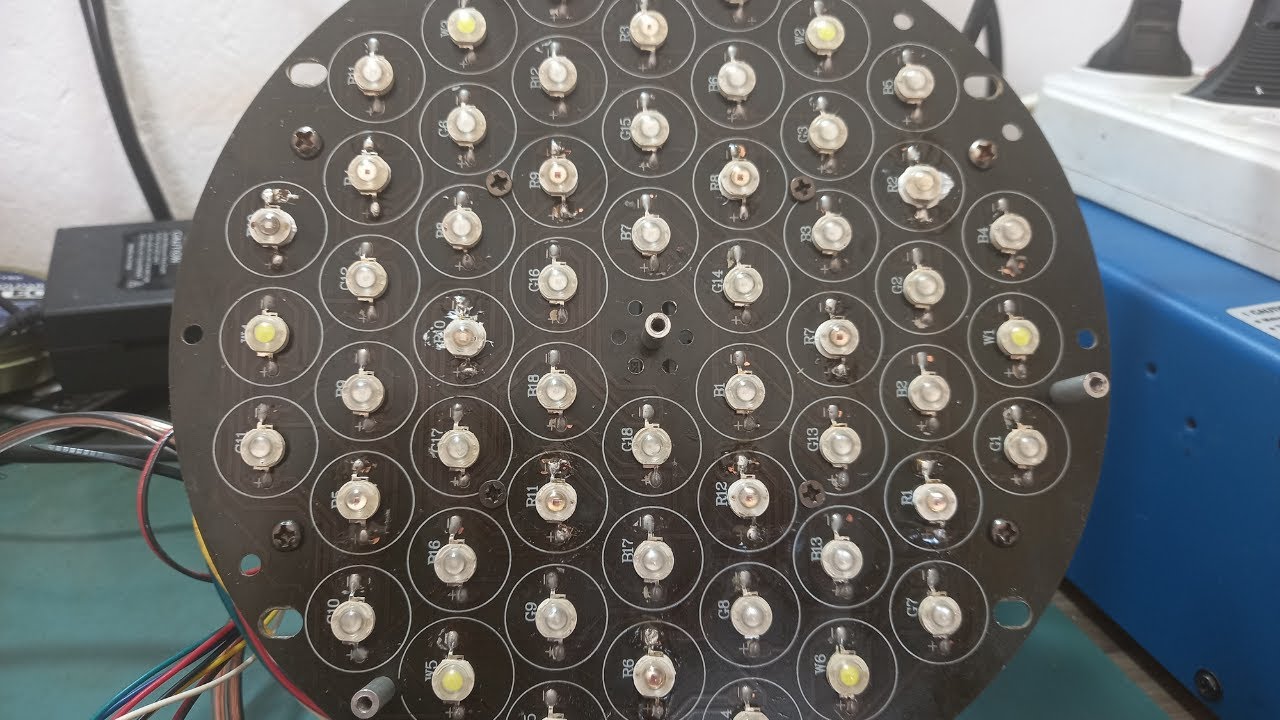 conserto par led queimando os leds
