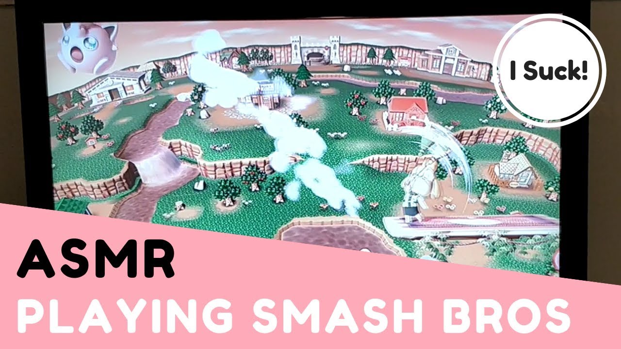 ASMR Playing Super Smash Bros Ultimate on the Switch