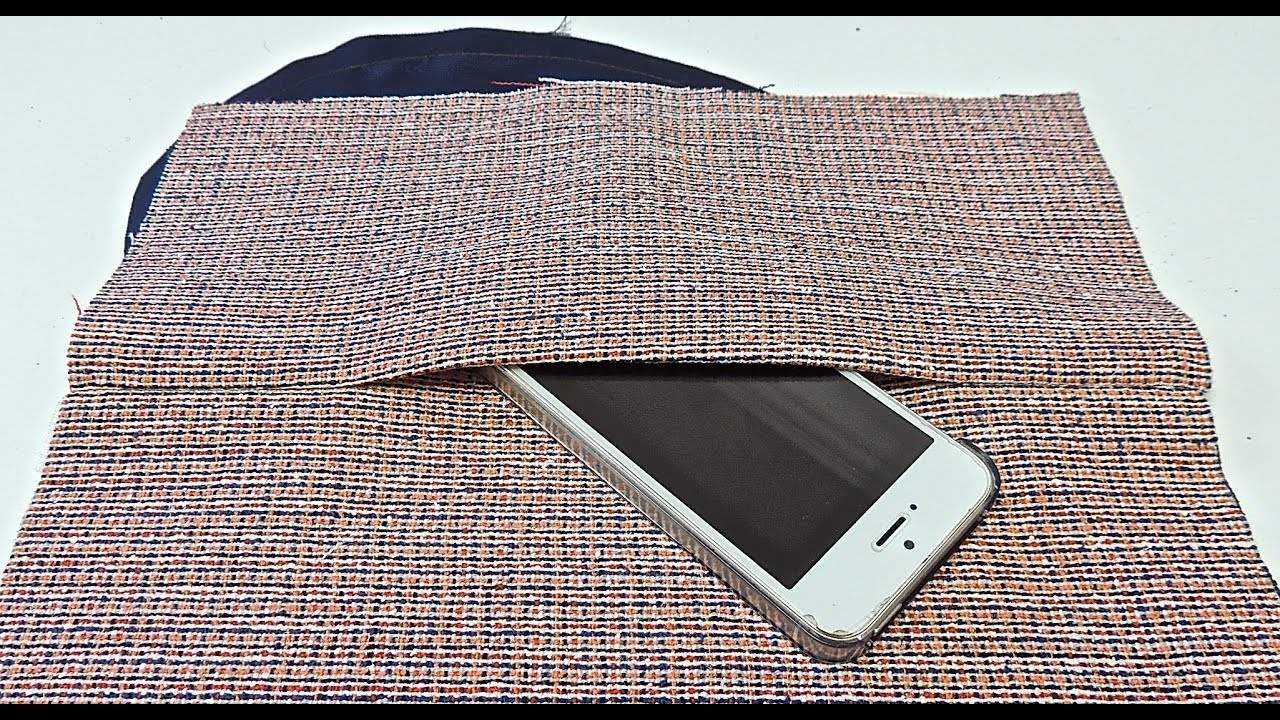 Assemblage, couture d'une Poche invisible ou poche dans une couture.