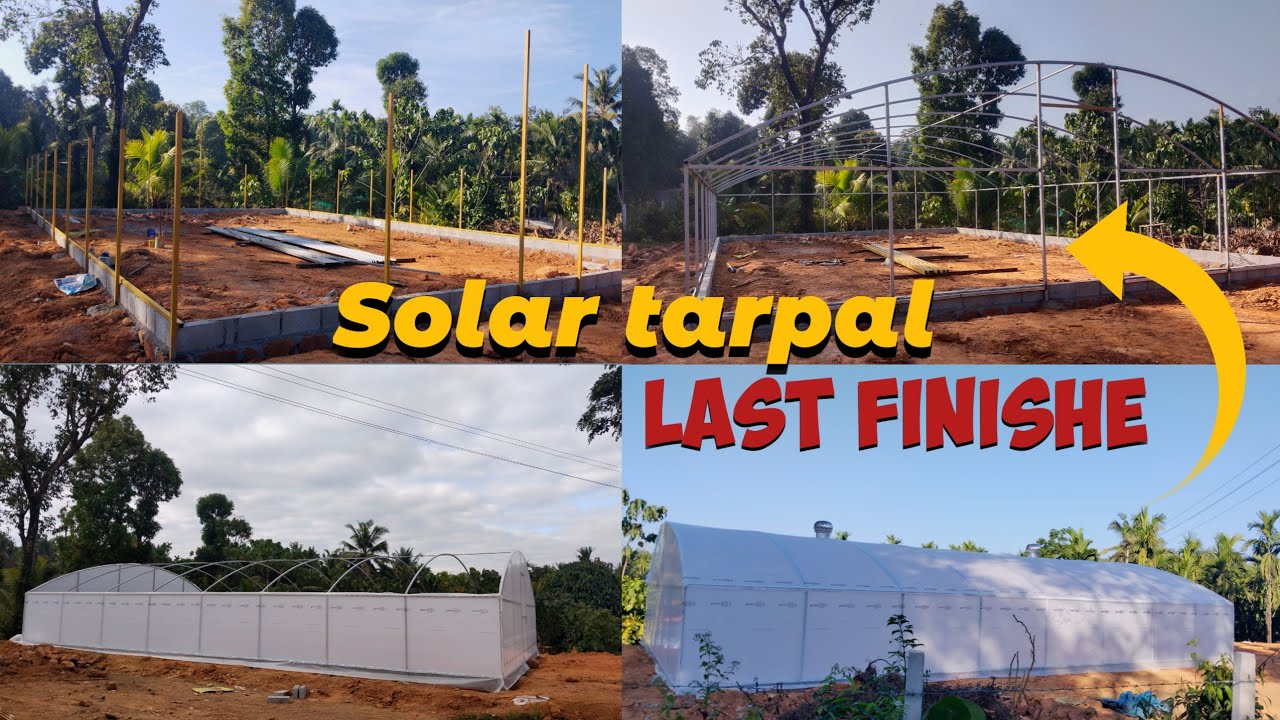 solar tarpal fitting ಅಡಿಕೆ ಒಣಗಿಸುಲು ಸಾಧನ