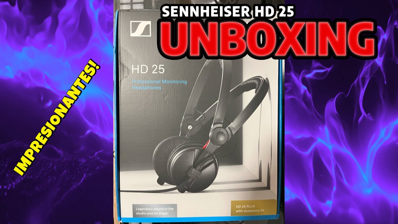 Unboxing Auriculares Sennheiser HD25 Plus