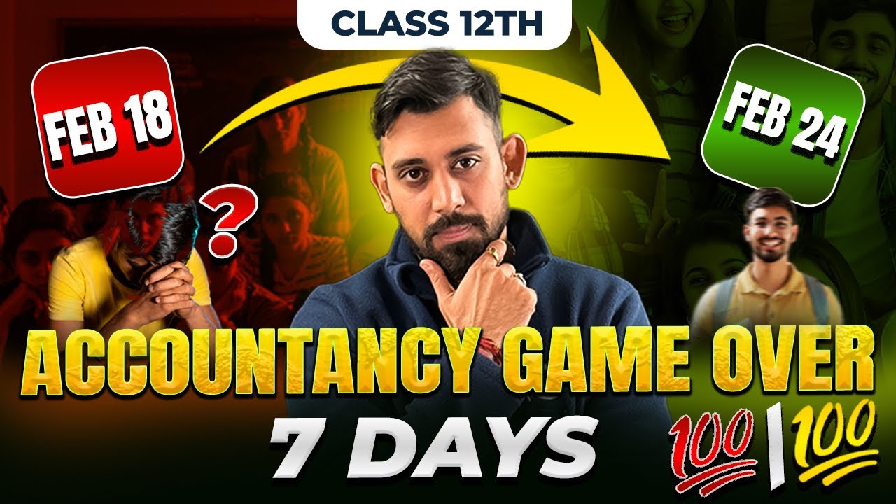 Accountancy Case khatam | Class 12 | Boards 2026