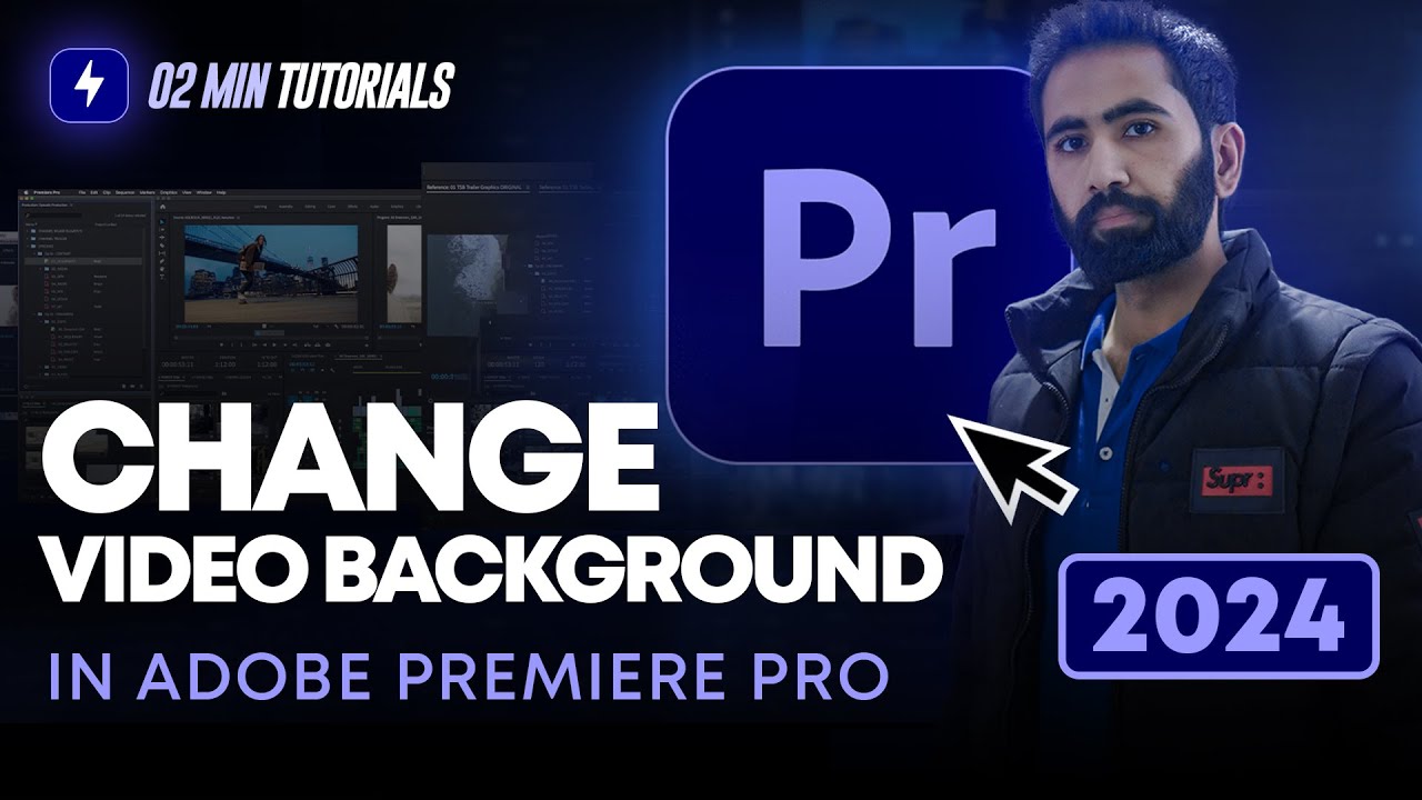 Как изменить фон видео в Adobe Premiere Pro 2024 | Удалить фон в Premiere Pro