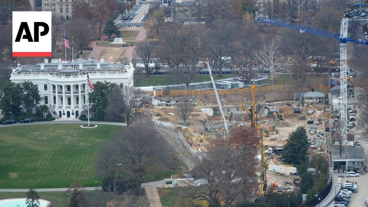 AP's Washington photo chief reveals new photos showing White House construction
