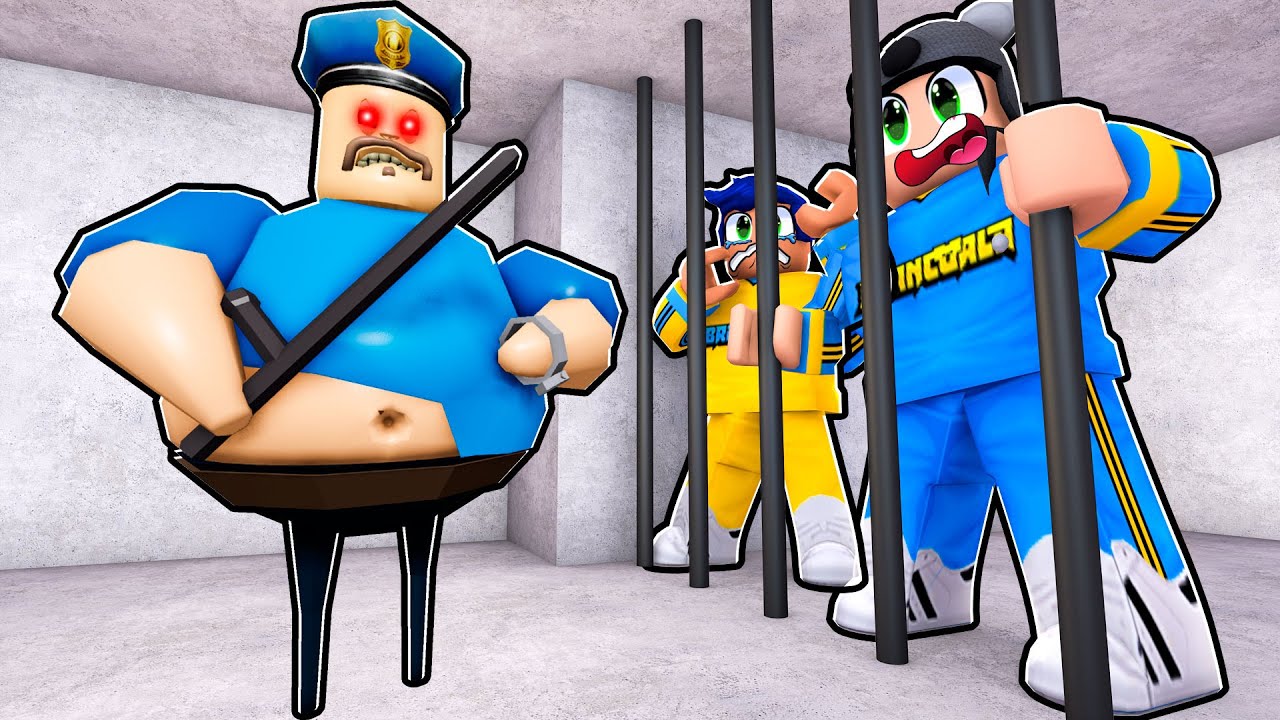 FUGA DA PRISÃO DO BARRY NO ROBLOX BARRY'S PRISON RUN  - Brancoala Games