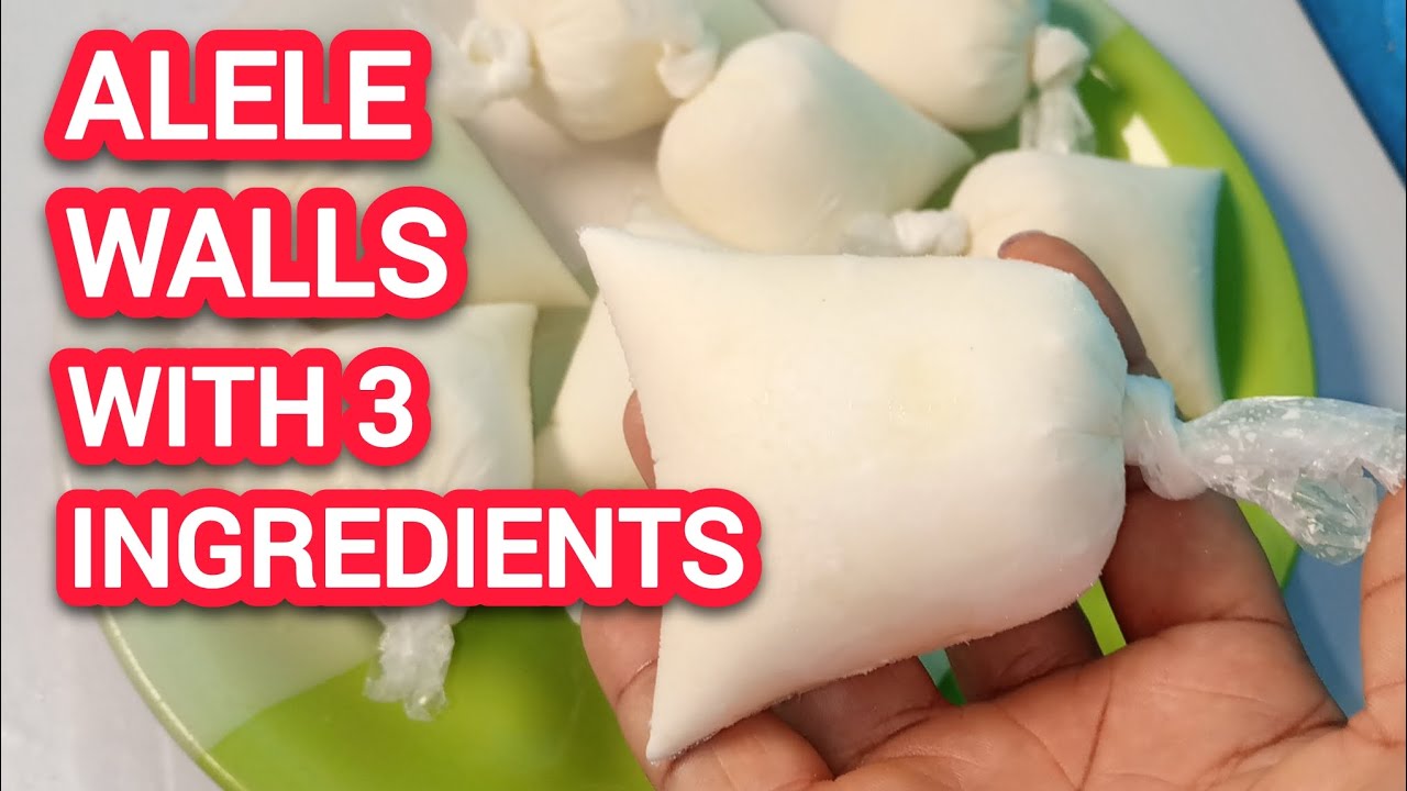 ABELE WALLS WITH 3 INGREDIENTS | ICE CREAM