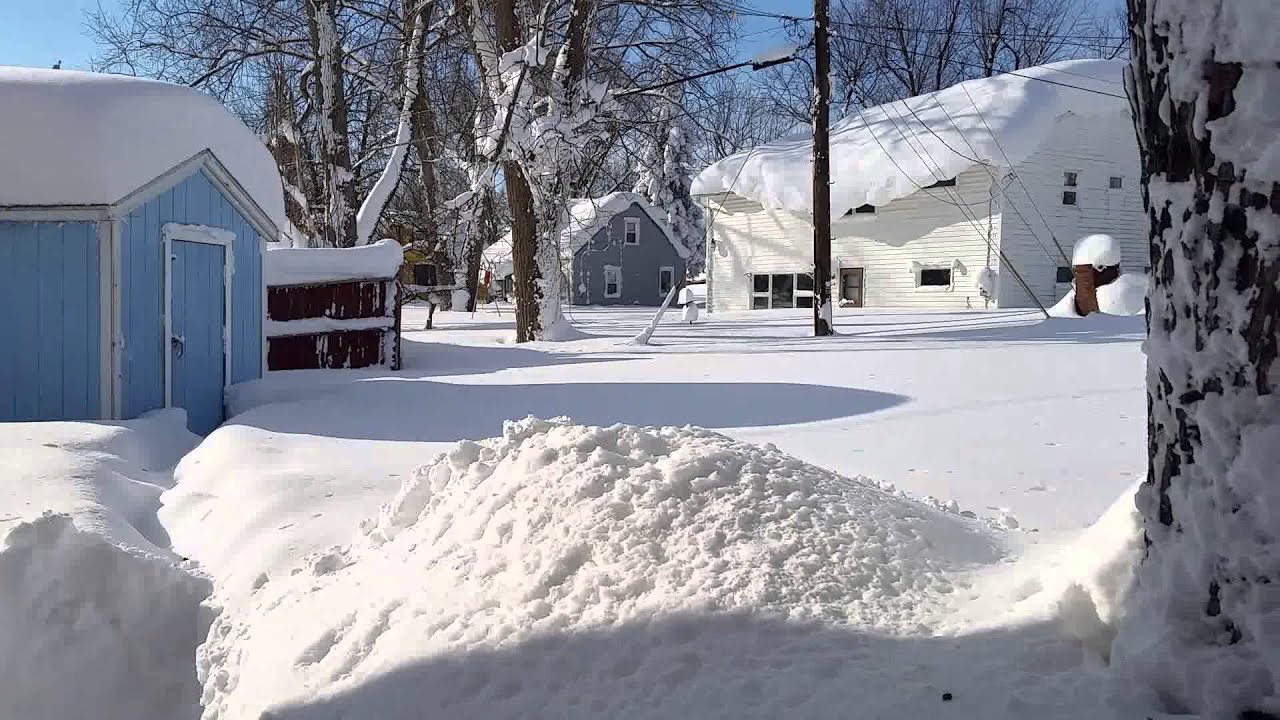 West seneca NY, lake effect snow storm. nov 19