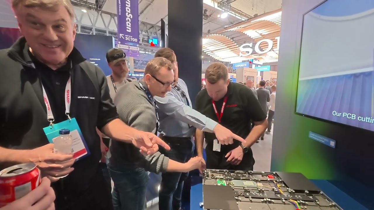 ISE 2026 – Sharp Europe Stand Walkthrough (Design, Operations & Production)