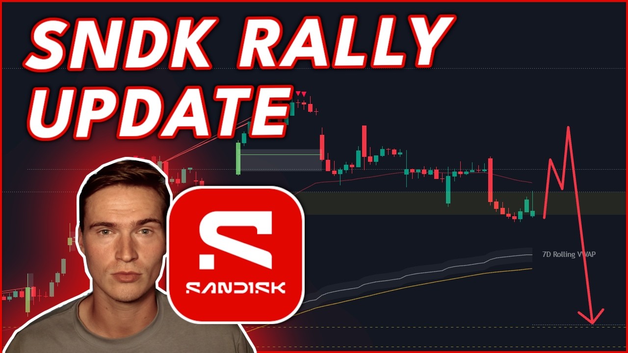 ВОСХОДЯЩИЙ ТРЕНД SANDISK ЗАКОНЧИЛСЯ?🚨 (Анализ акций SNDK)