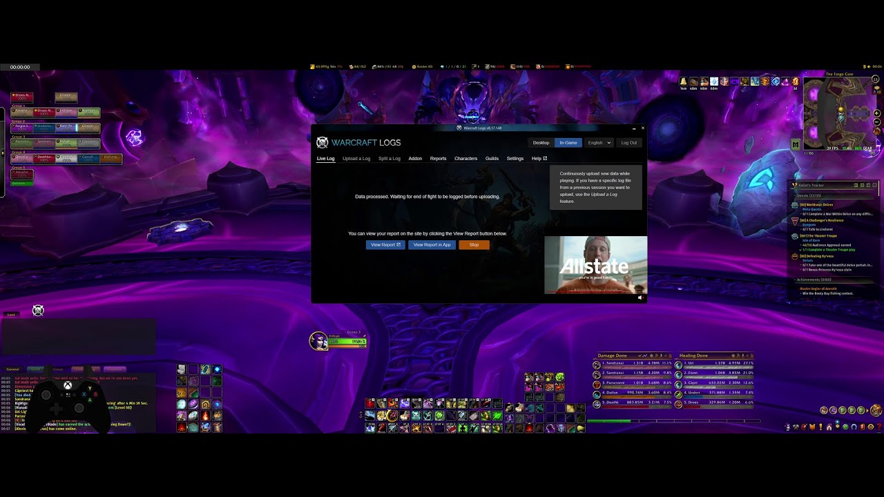 Insider Trading US clan wow tww mythic+ dungeons farm 9/jan/2026
