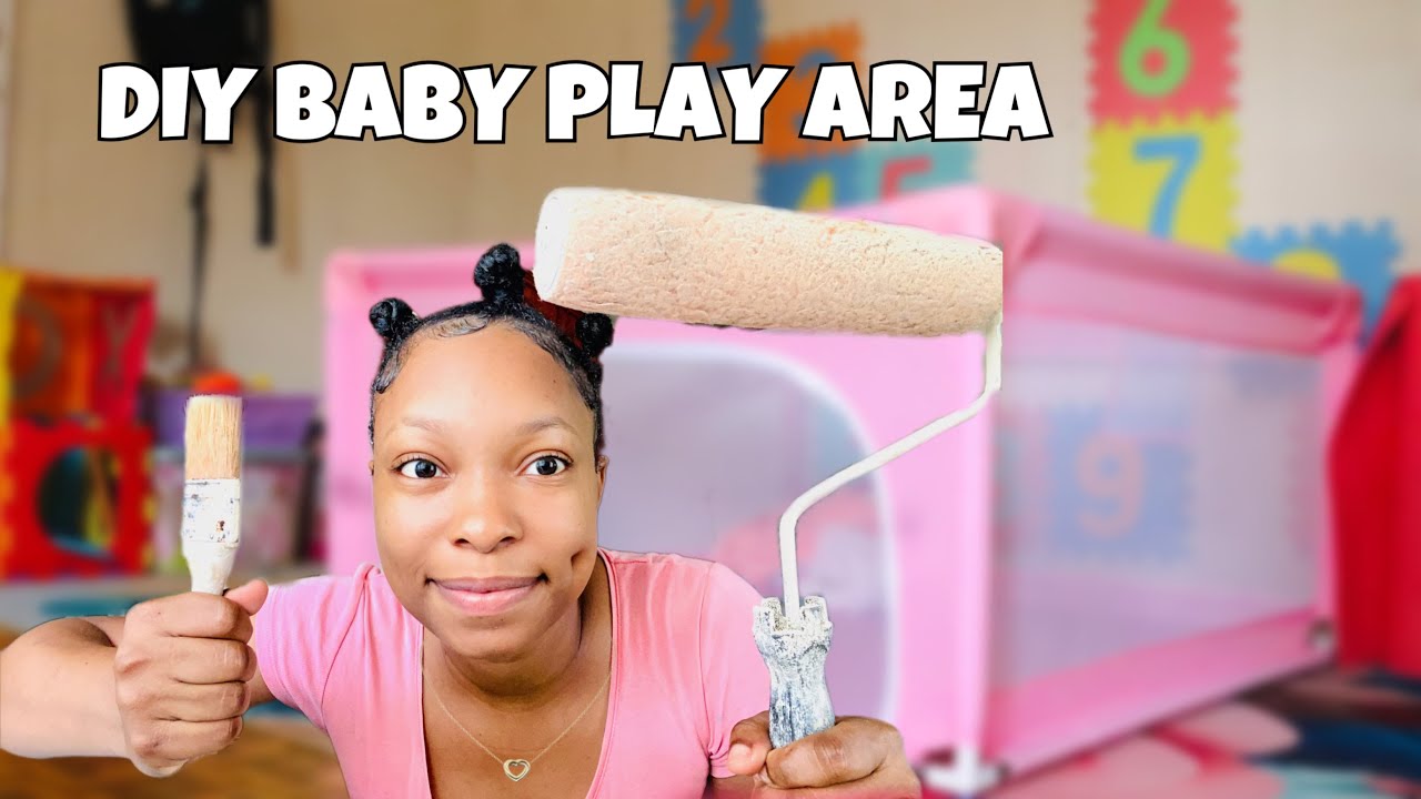 DIY BABY PLAY AREA (Living room edition)