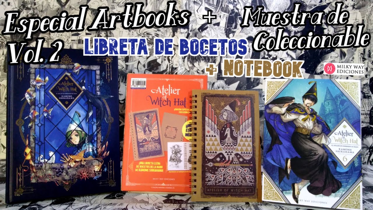 LIBRETA DE BOCETOS ~ Atelier of Witch Hat 6 Edición Especial | Especial Artbooks Vol. 2 | + NOTEBOOK