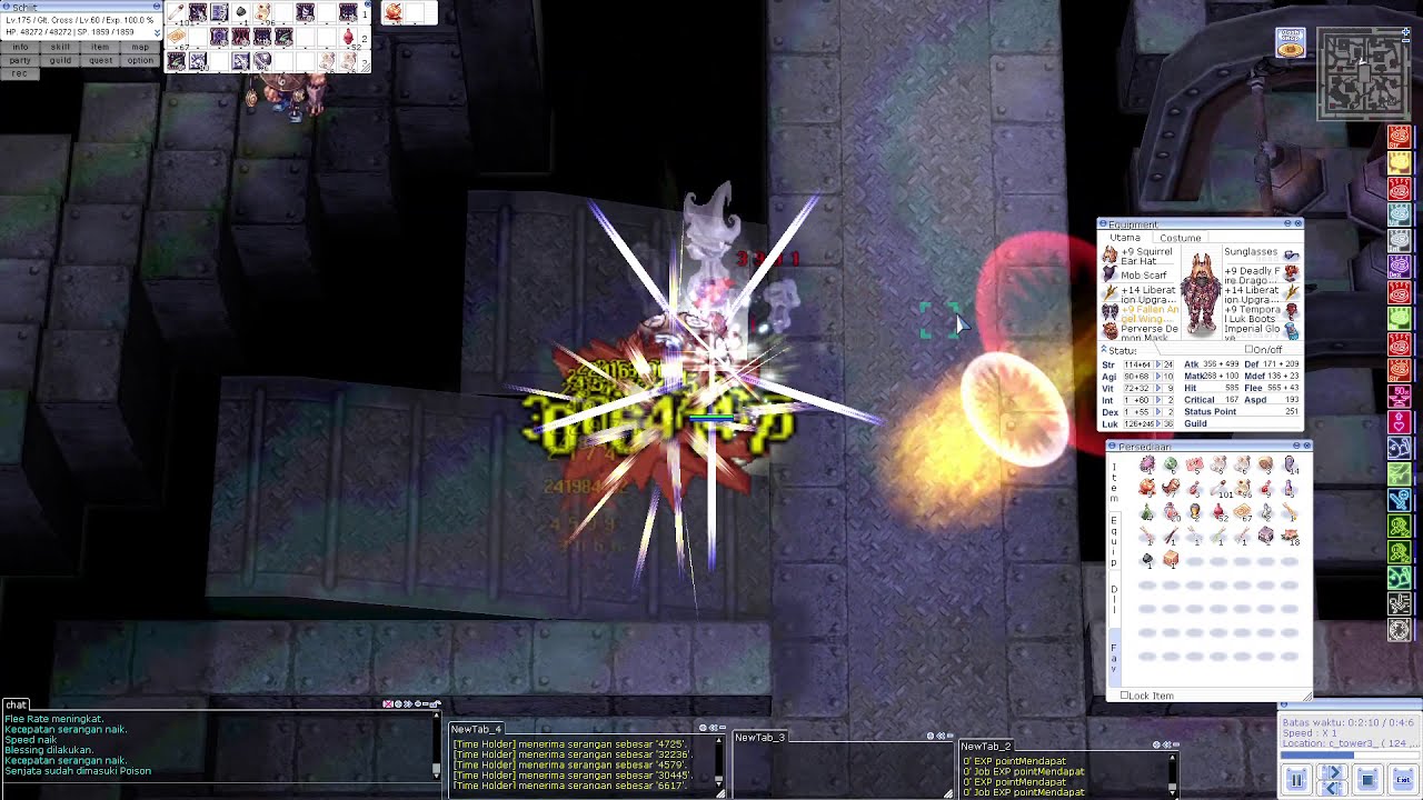 Guillotine Cross Katar Crit vs Time Holder | Ragnarok Online Renewal Gravindo