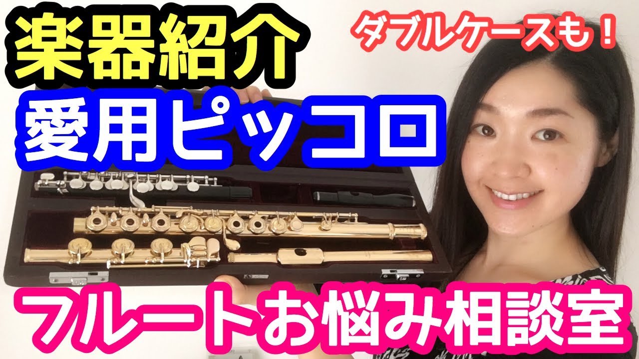 【ピッコロ楽器紹介】プロのフルート奏者の使用楽器・値段公開！愛用ダブルケースもFor Flute Players